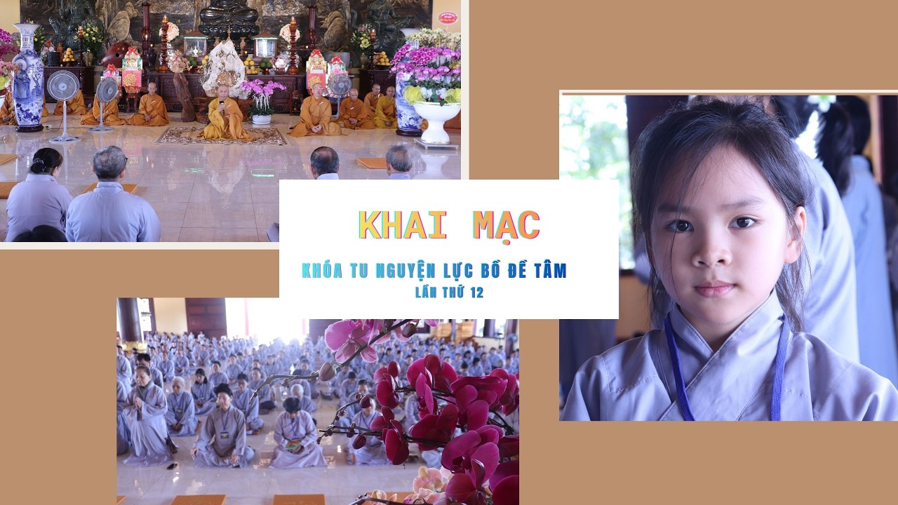 LÂM ĐỒNG: KHAI MẠC KHÓA TU 