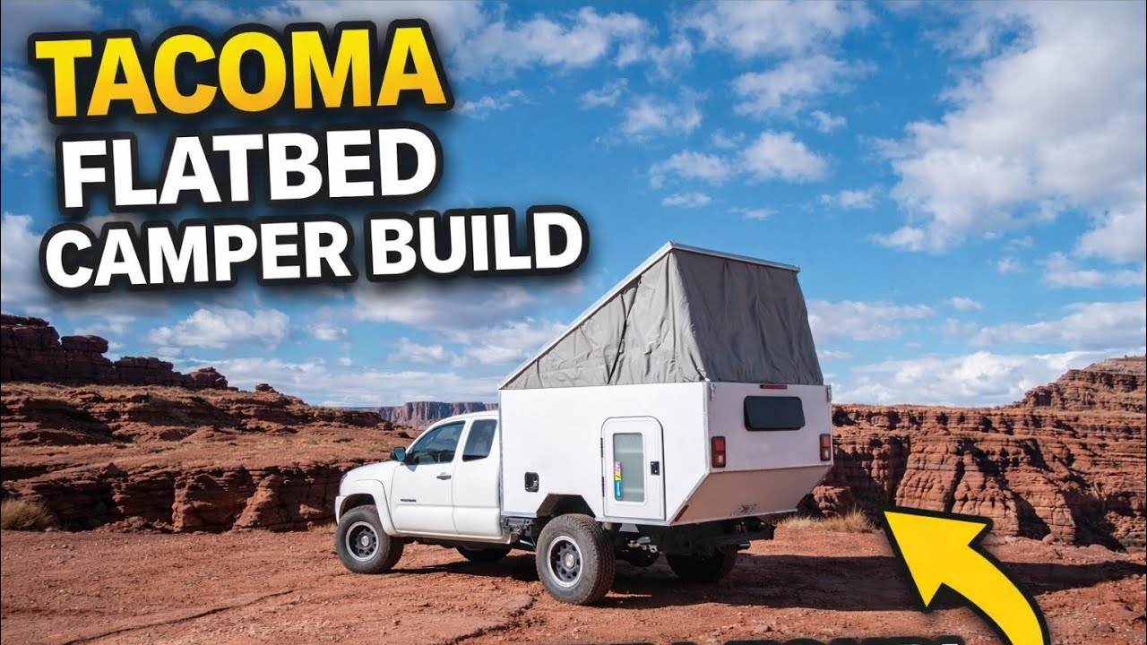 Tacoma Flatbed Camper Build | Full Walkthrough