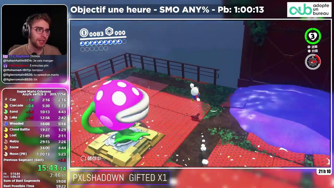 🔴Speedrun Mario Odyssey en moins d'une heure🔴Jour 91