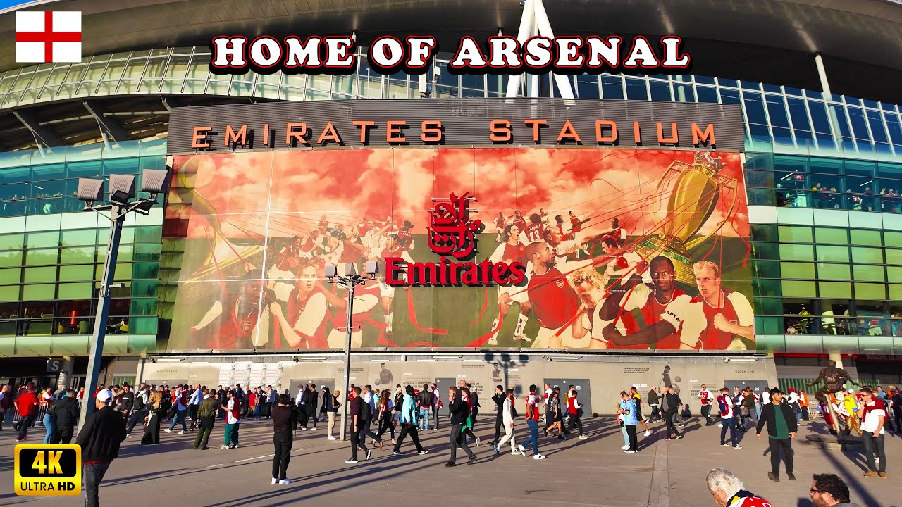 Emirates Stadium Matchday Atmosphere Arsenal vs PSG in CL