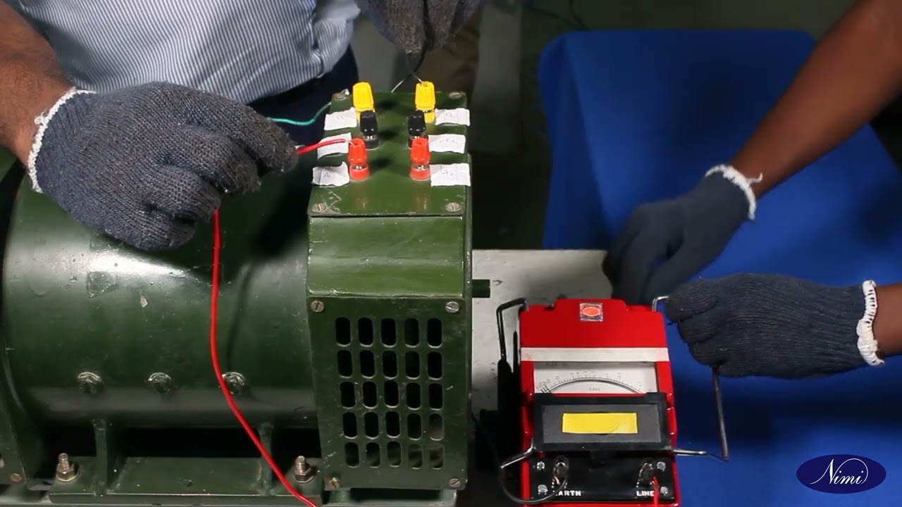 Test for continuity and insulation resistance of DC machine  | NIMI | DIGITAL | HINDI |