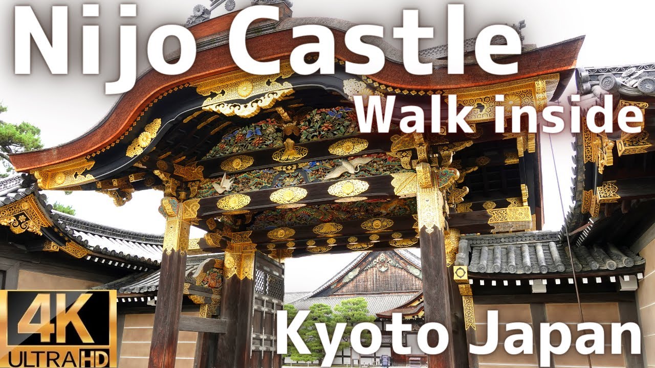 【4K】Nijo Castle, a World Heritage Site/Walk in Kyoto, Japan