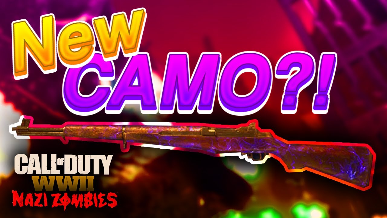 NEW CAMO IN WWII ZOMBIES?! (Call of Duty: WWII Zombies) READ DESCRIPTION!