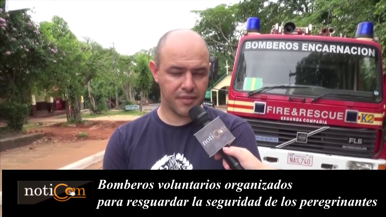 #LOCALES| Bomberos voluntarios prestos a resguardar y asistir a peregrinantes.