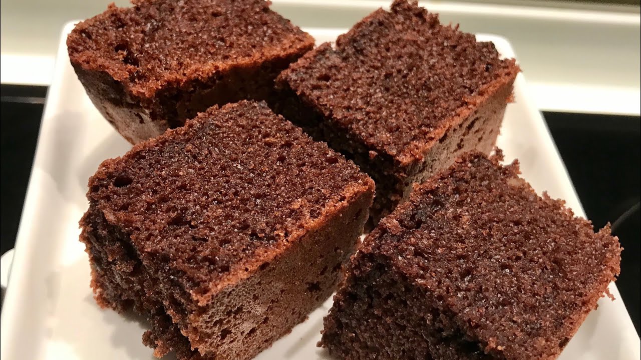 Eggless Whole Wheat Chocolate Cake or Eggless Atta Chocolate Cake