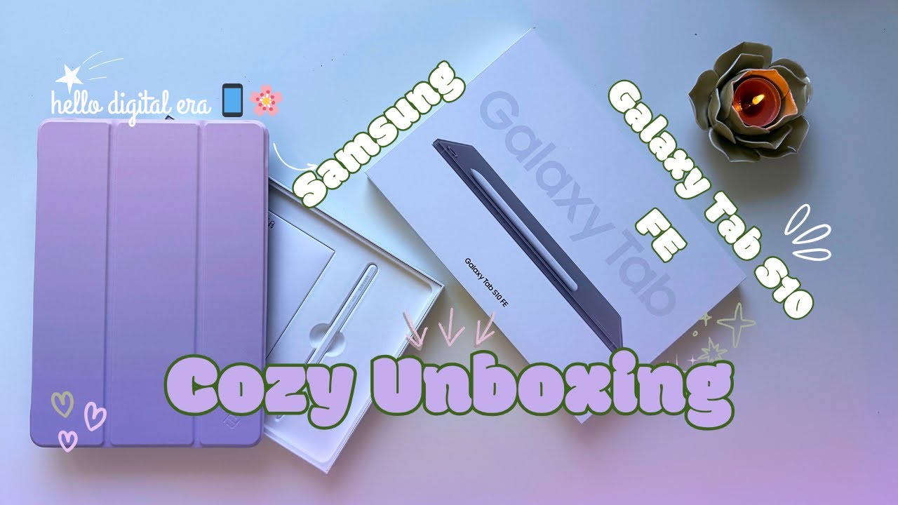 Unboxing Samsung Galaxy Tab S10 FE ✨ + Accessories | Aesthetic Setup