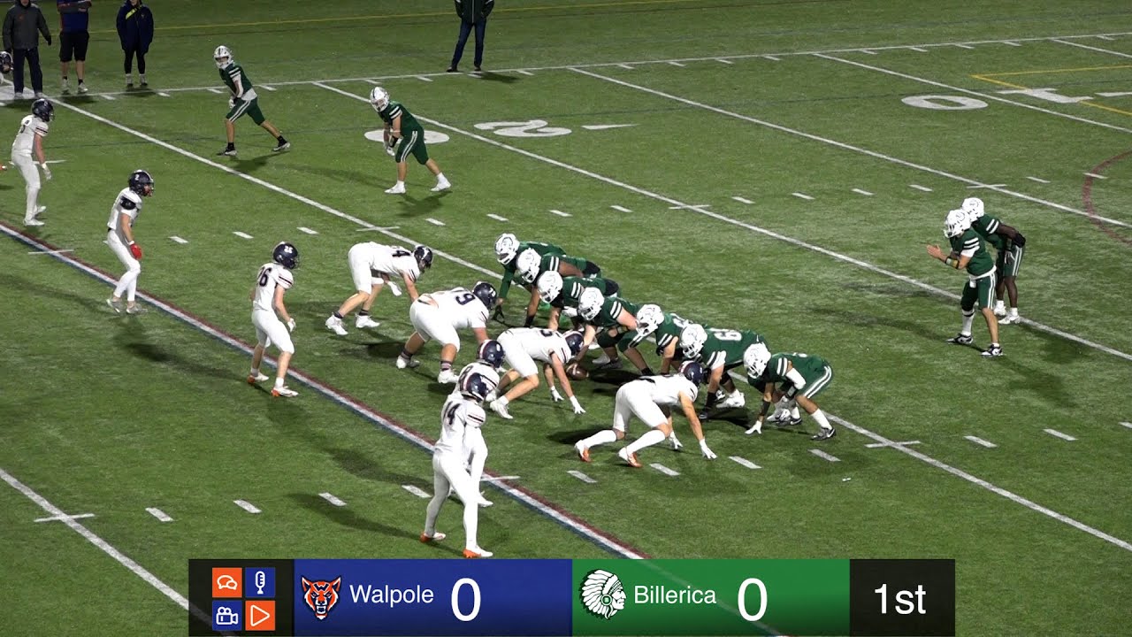 Walpole Varsity Football vs. Billerica