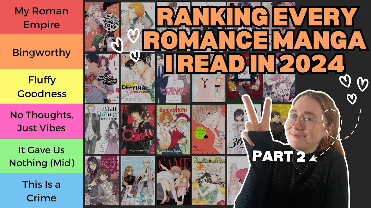 Ranking 50 ROMANCE Manga I Read Last Year (P2) ❤️ | Shoujo, Shounen, Josei & Seinen Recommendations