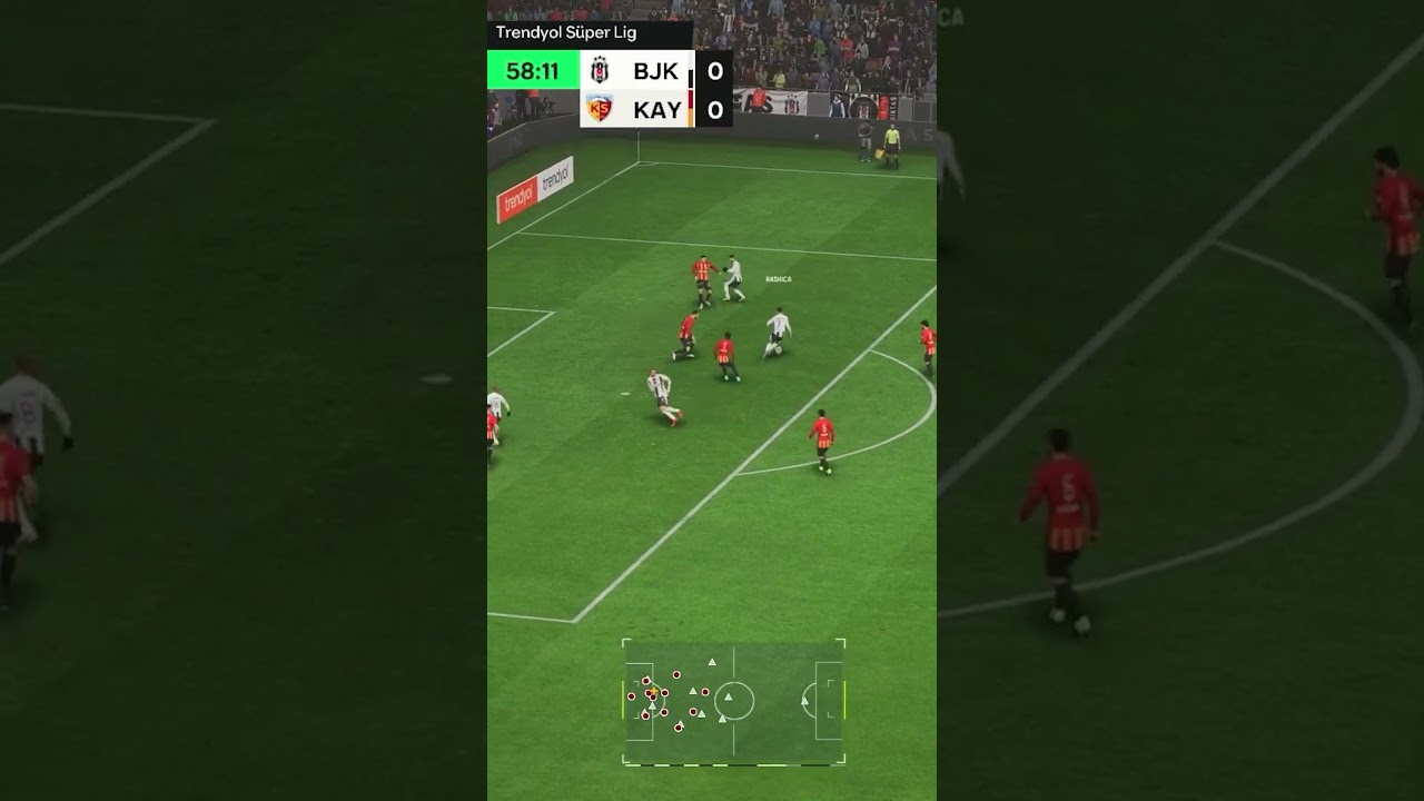 FC25 S&uuml;per Lig Simulasyon | Beşiktaş JK - Kayserispor | 2024-2025 Sezonu 26. Hafta