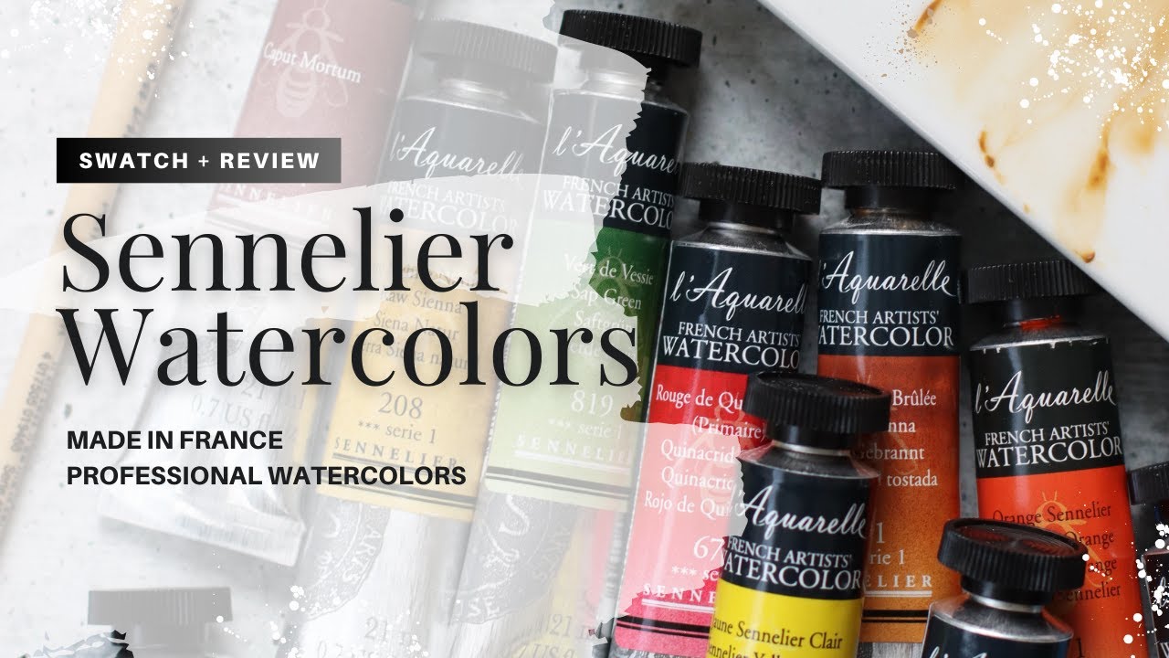 Sennelier Watercolors, Made in France Professional Watercolors