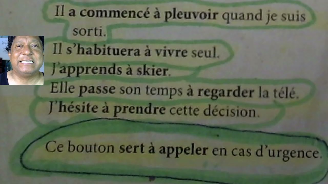 COMO UNIR VERBOS EN FRANCES : J´APPRENDS A PARLER FRANÇAIS