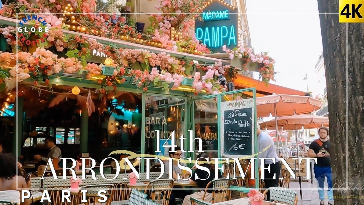 14th Arrondissement Paris Walking Tour🇫🇷 Rue Daguerre Food Grocery Market ➜ Montparnasse