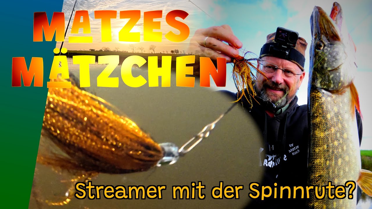 Mit Puschel auf Hecht! - Matzes Spinstreamer - selten hat ein Köder so abgeräumt!