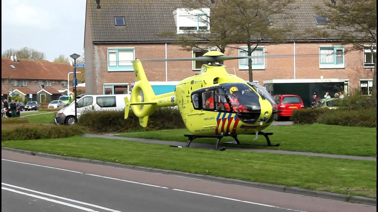 [HD] PH-EMS 'Lifeliner 1'  Trauma helicopter takeoff