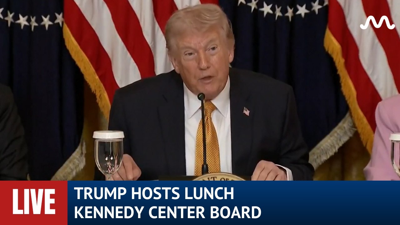 LIVE: Trump Hosts Kennedy Center Board Lunch