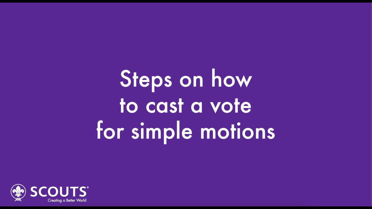 World Scouting European Conference - Future eVoting