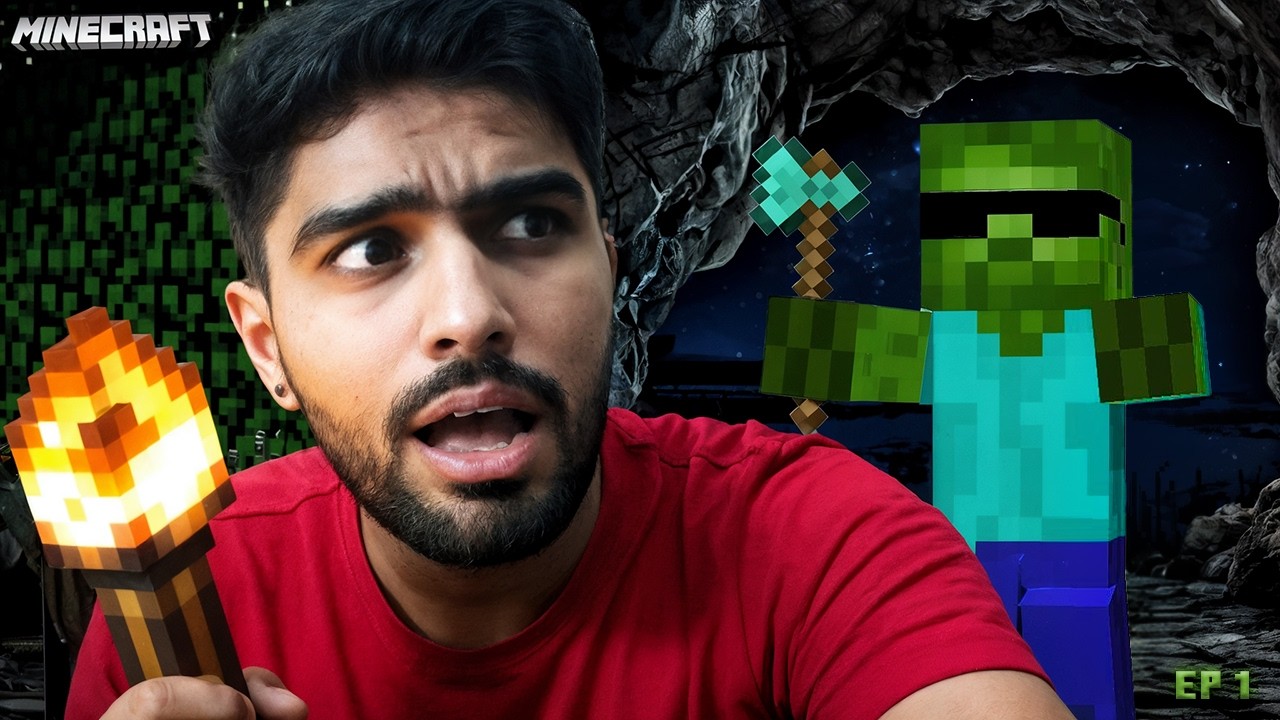 I SURVIVED 100 DAYS IN HORROR MINECRAFT | Minecraft Series Ep 1