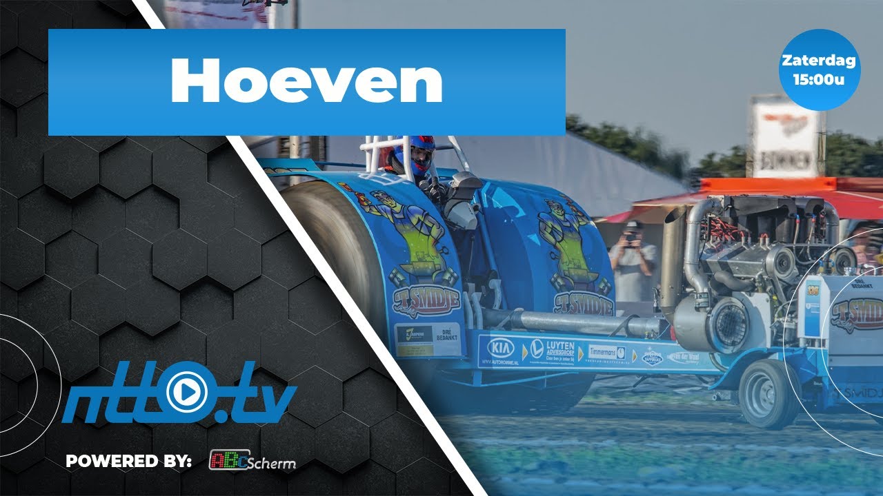 Tractorpulling Hoeven Zaterdag  |  NTTO.tv livestream
