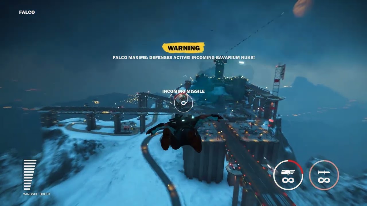 I tried Falco Maxime without disabling the bavarium nuke, and this happened ...