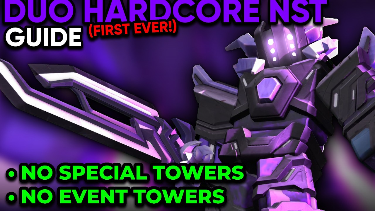 Duo Hardcore WITHOUT Special Towers| Tower Defense Simulator -TDS