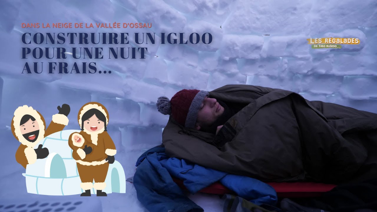 Construire un igloo avec de la neige