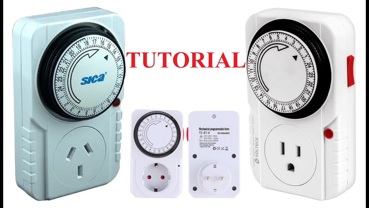 🔴96 Cómo USAR un TIMER analógico / PROGRAMAR  un TEMPORIZADOR análogo, mecánico.