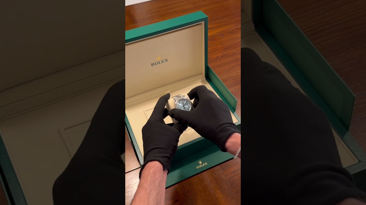 Unboxing 200,000$ Rolex Day-Date Platinum & diamond With Arabic Numbers 🔥