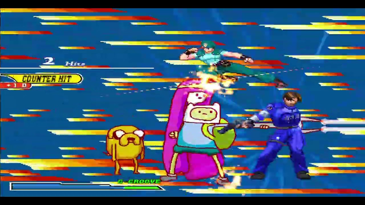 Mugen Fighting Jam 1.1 Request #198: Leon Kennedy & Jill Valentine vs Finn & Princess Bubblegum
