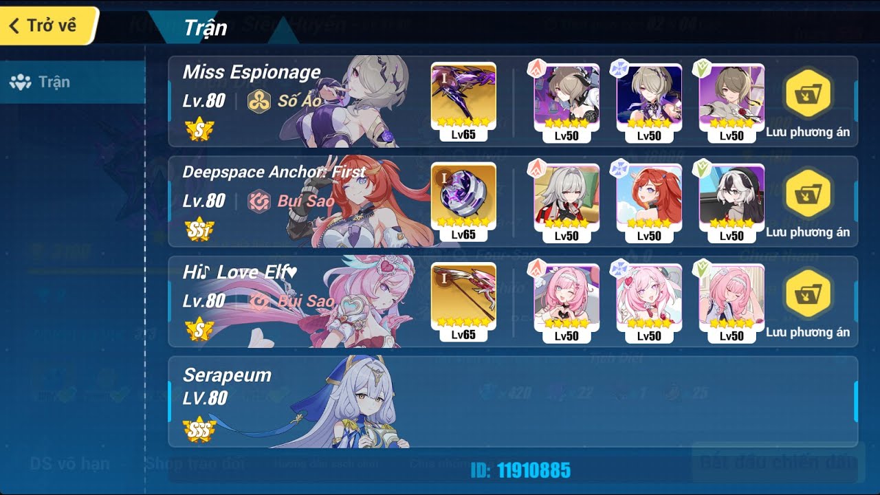 Hi3 Nirvana D558: Marut (Lightning) - 796 pts - ME (S0+1) FL (SS1+1) HLE (S0+1) - Sera 3S