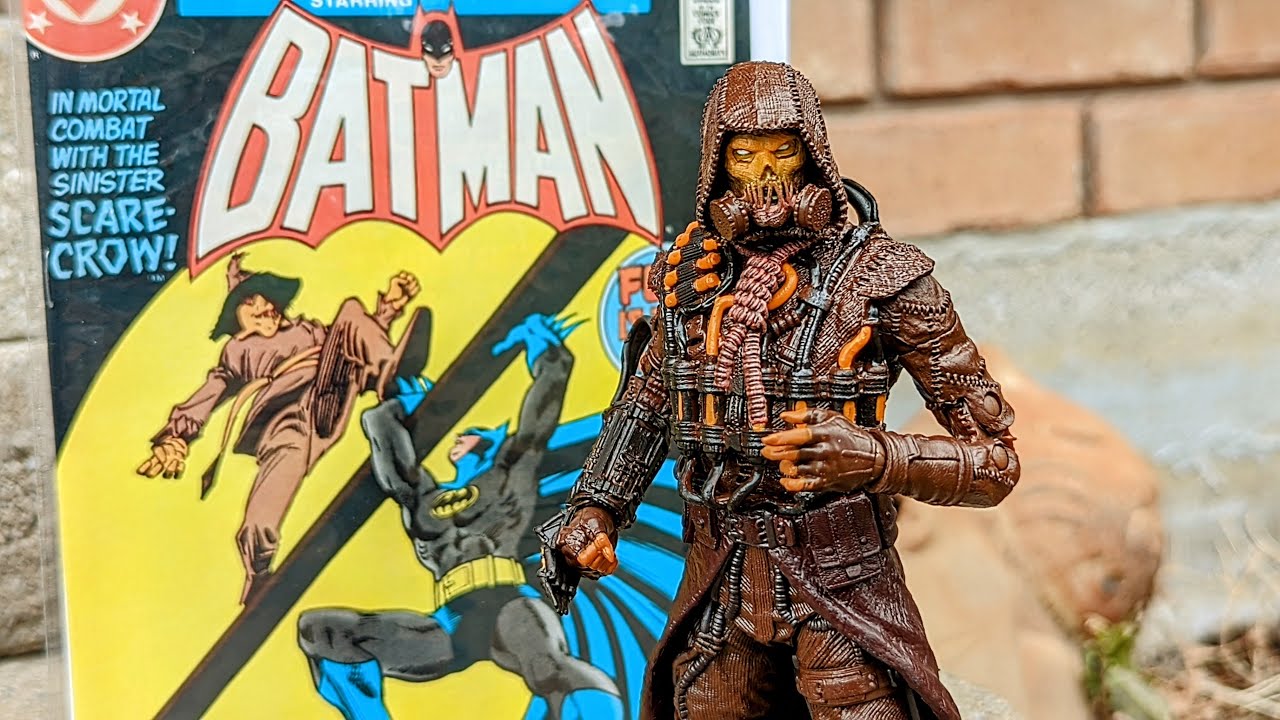 McFarlane toys new scarecrow gold label Batman Arkham asylum exclusive action figure review