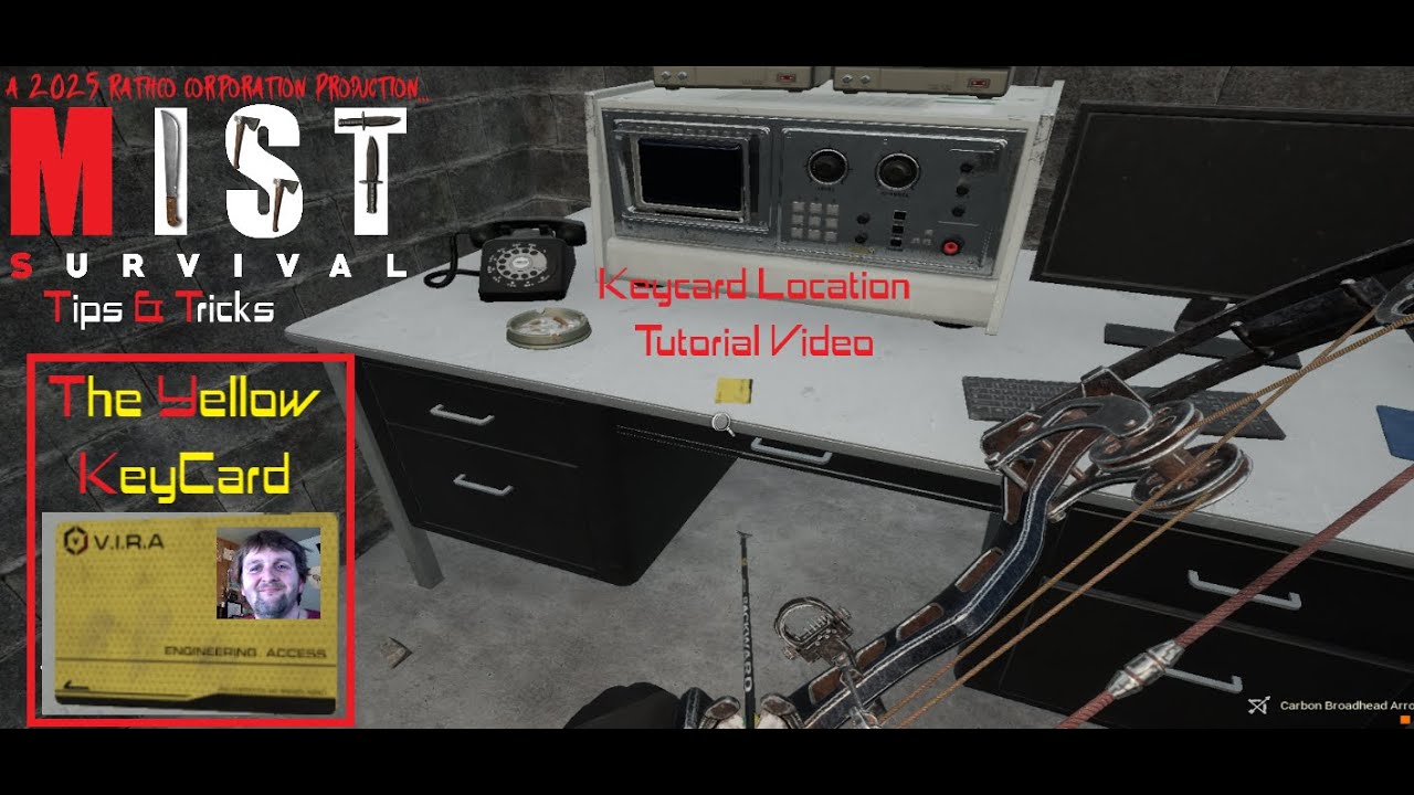 Mist Survival Tips & Tricks - The Engineering(Yellow)Keycard