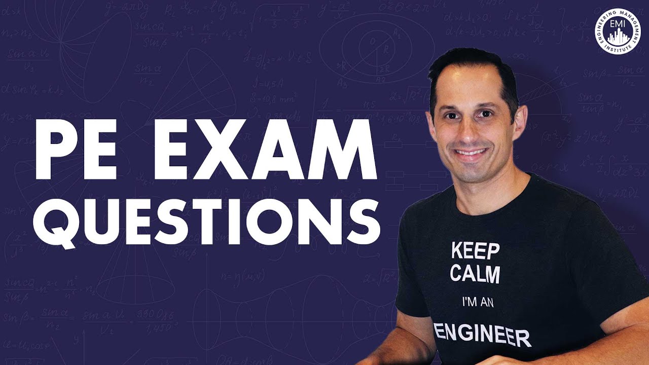 What Is the Breakdown of Questions on the PE Exam?