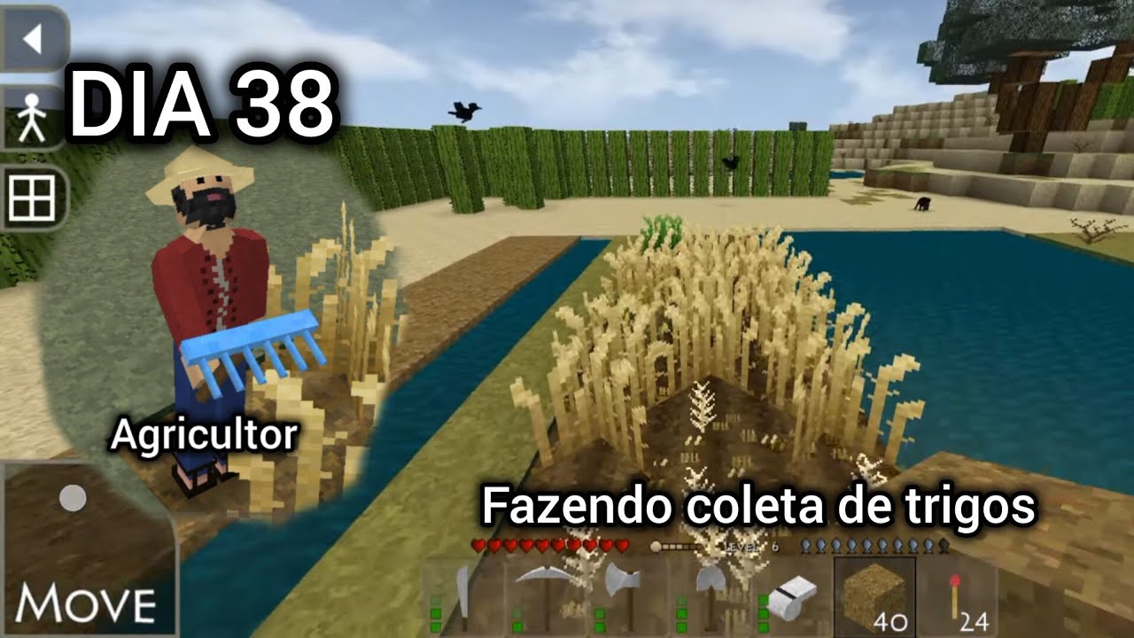 Survivalcraft 2 episódio 43 celular, trigo e algodão.