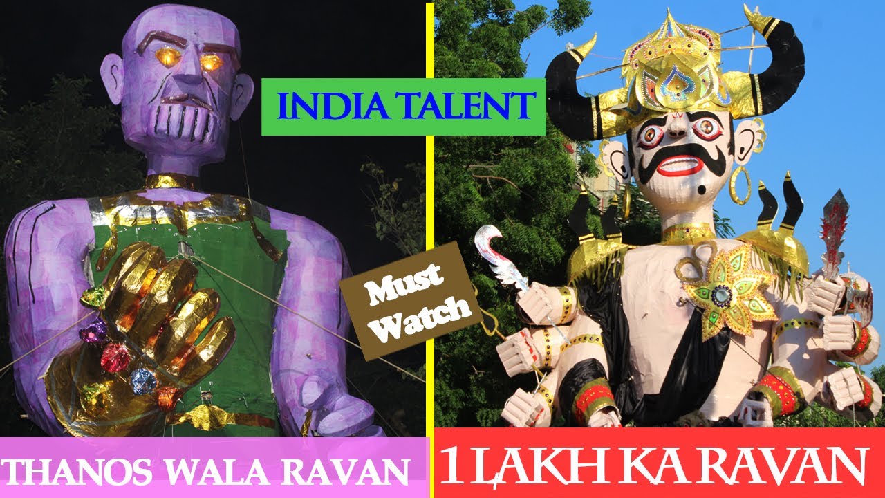 Dussehra Festival - Thanos wala ravaan (1lakh ka ravaan ) Variety Of Ravan You Never Seen Before||