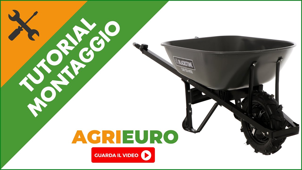 Carriola elettrica Blackstone CAR 150 - M100 - Batteria da 24V/12ah: montaggio