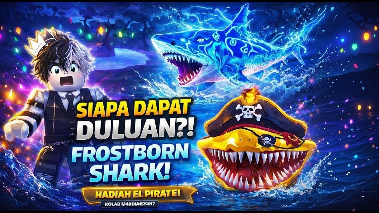 NGABUBURIT GALATAMA! 🔥 SIAPA DAPAT FROSTBORN SHARK DULUAN?! HADIAH EL PIRATA GRAN MAJA! | KOLAB M4R