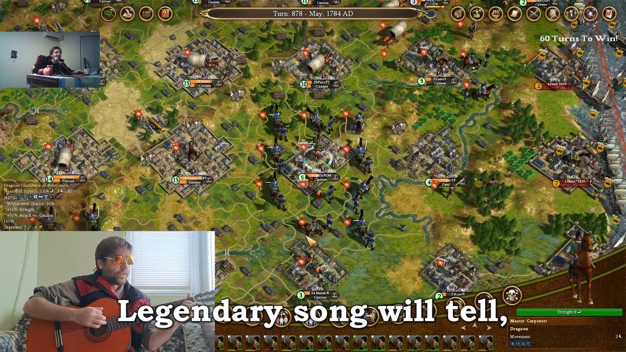 Colonization Game Song - Bard Ogi 🧙🎮🎸 Colonization 4 Gameplay