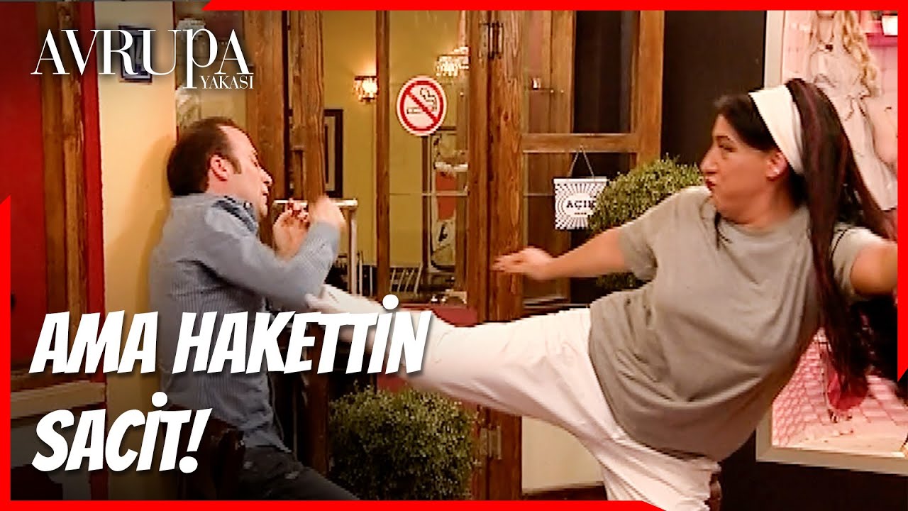 Şahika, Sacit'i evire çevire dövdü!🤣 -  Avrupa Yakası 161. Bölüm