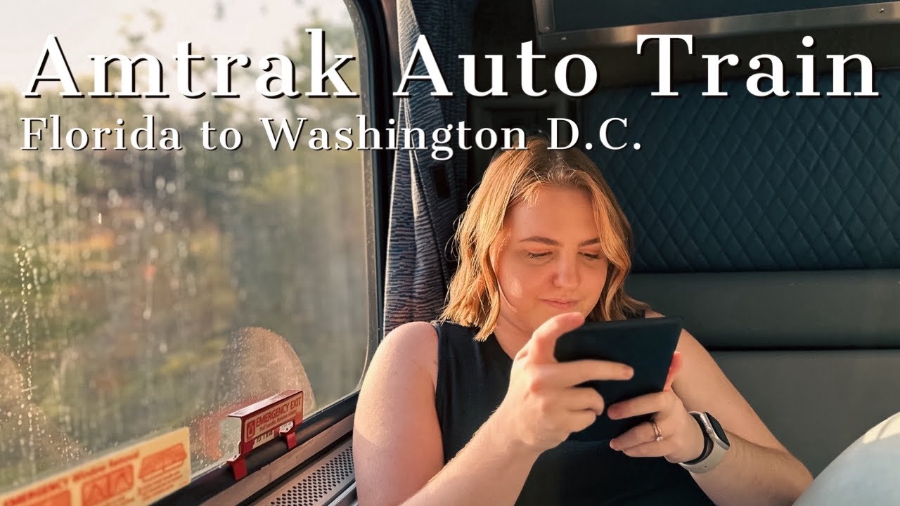 Спасаемся от пробок: Amtrak AutoTrain (4K HDR)