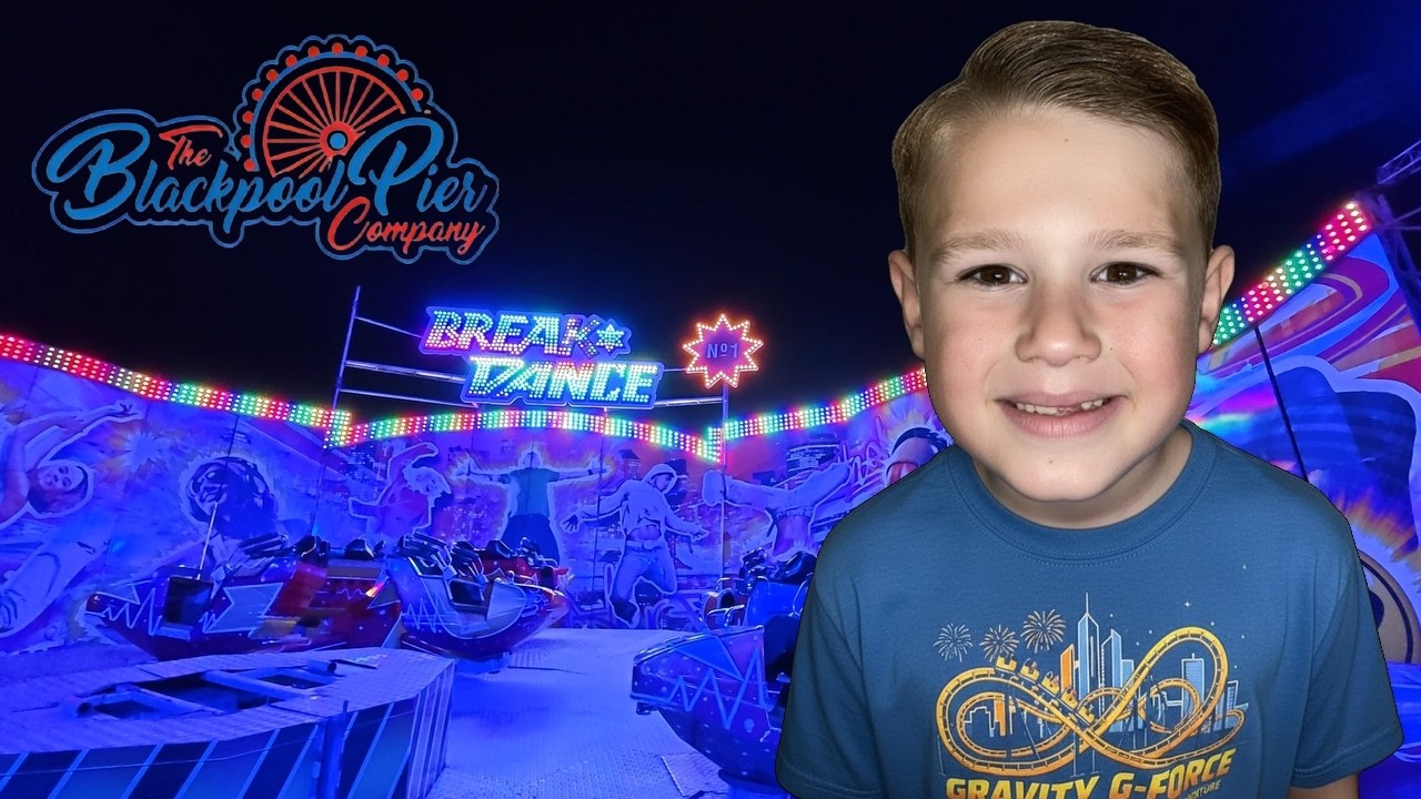 THIS RIDE WAS INSANE!! Break Dance at South Pier in Blackpool.. | Fun With Henry