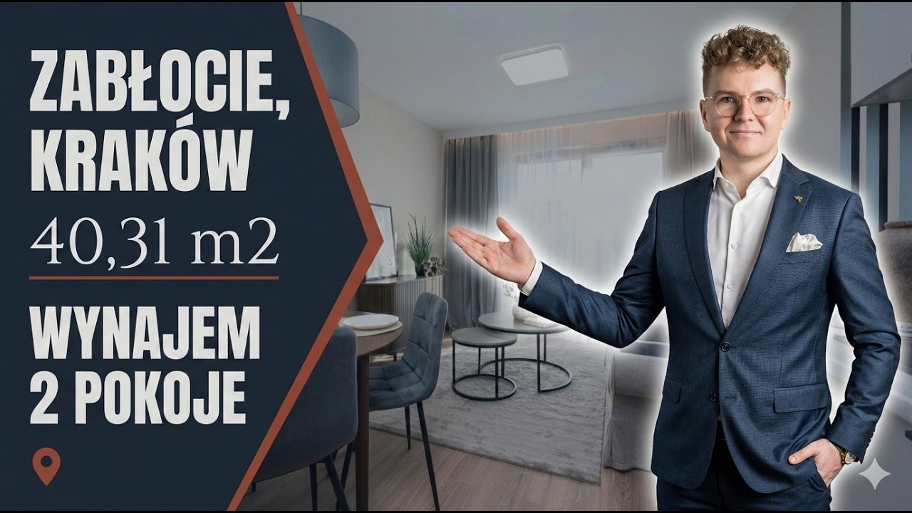 WYNAJEM | Nowoczesny apartament | Zabłocie | Kraków | 2 pokoje | Pierwszy Najem