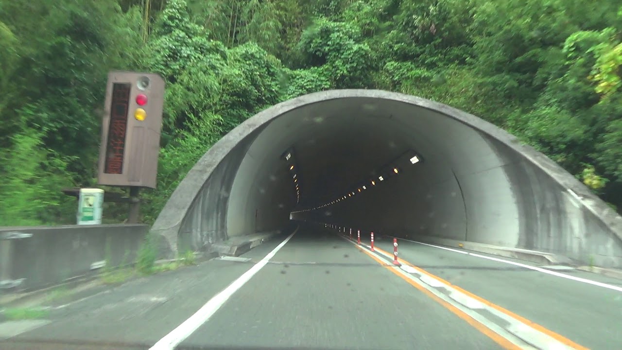 山陽自動車道 宇部下関線 宇部JCT～下関JCT 2018.07.29 雨