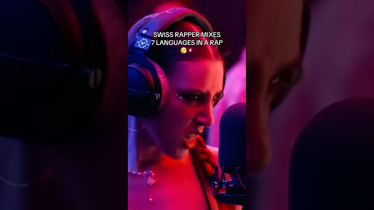 RAP IN 7 LANGUAGES🌍 LUM @ SRF BOUNCE #CYPHER25 #rap #reggaeton #suisse #cypher #polyglot #viral