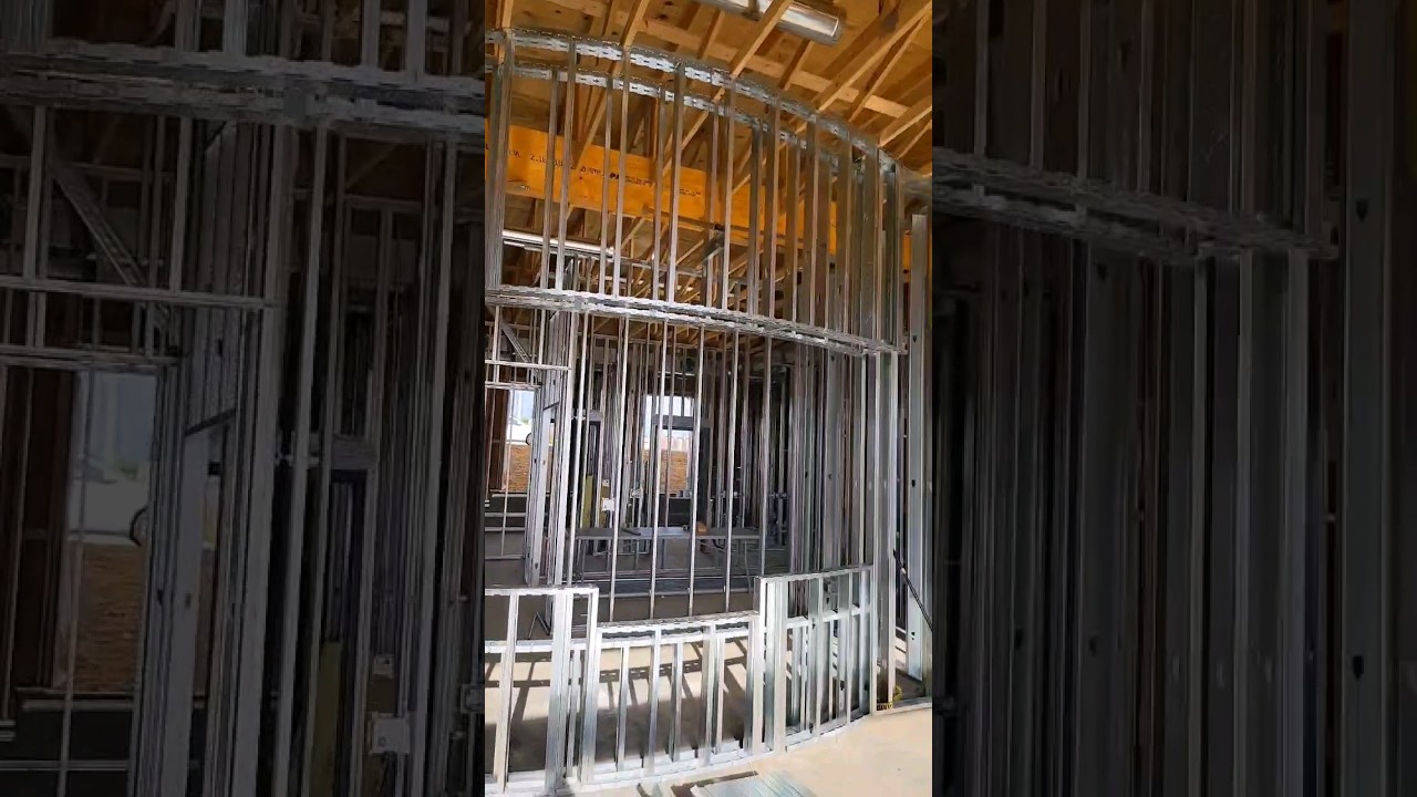 Radius walls and soffits. Circular walls. #construction #drywall #framing #work #tips #plans
