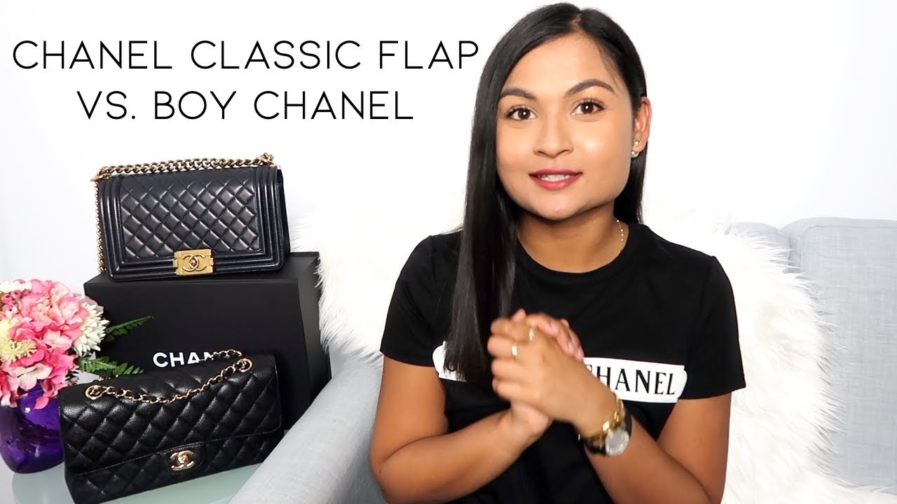 CHANEL CLASSIC FLAP VS. BOY CHANEL | REVIEW, WHAT FITS