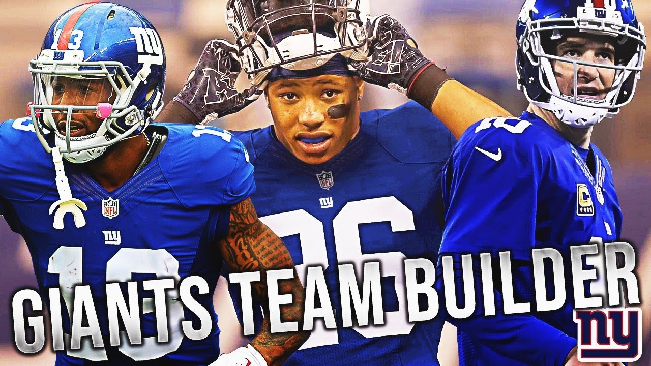 NEW YORK GIANTS TEAM BUILDER! Madden 18 Ultimate Team