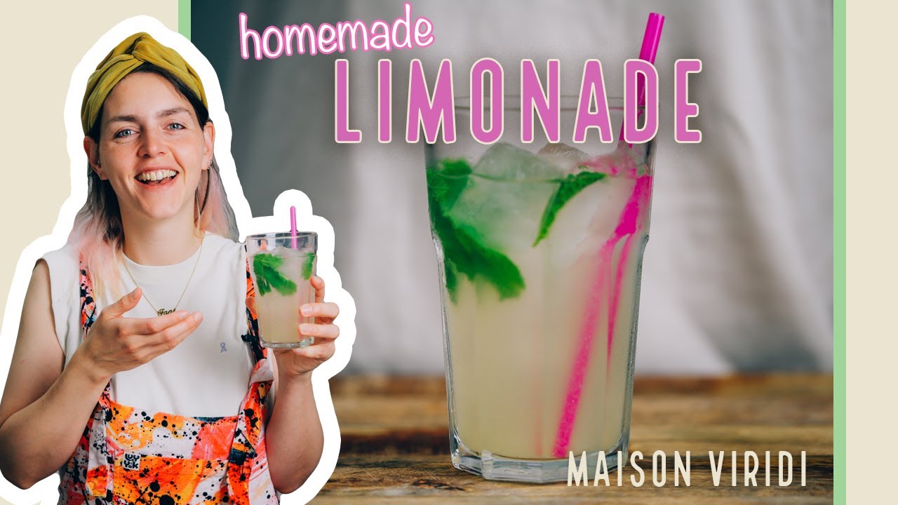 Zelf LIMONADE maken met CITROEN en GEMBER, superverfrissend, lekker én makkelijk!