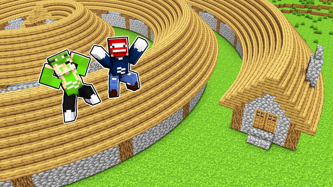 die LÄNGSTE BASE BAUEN in MINECRAFT