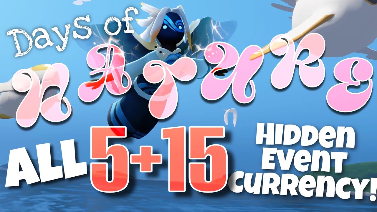 Todays 5 + 15 Hidden Event Currency Shells - Days of Nature - Sky Children of the Light nastymold
