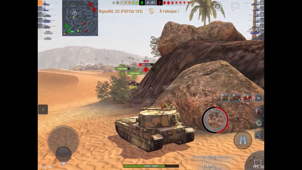 World of Tanks blitz Gameplays en (Obj. 268,FV215b 183,Grille 15) Tiers 10